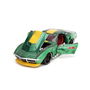 Coche street fighter ii cammy 1969 chevrolet corvette escala 1:24. incluye figura