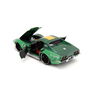 Coche street fighter ii cammy 1969 chevrolet corvette escala 1:24. incluye figura