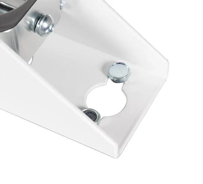 B-Tech BT7808 Soporte de Montaje para Techo, Pantalla Única, Capacidad 140 kg, Orientación Paisaje/Retrato, Inclinación 0-90°, Color Blanco