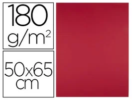 Liderpapel Cartulina Rojo Navidad 50x65 cm 180g/m2