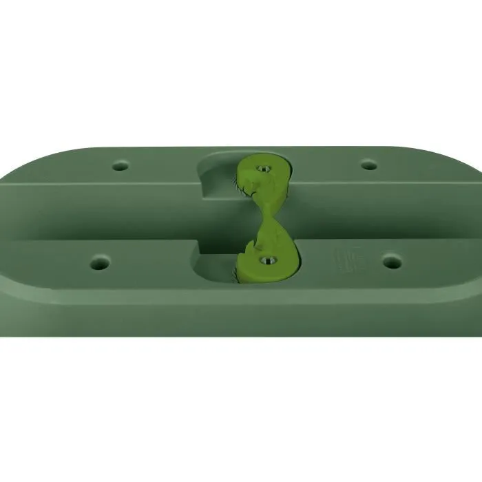 Eda Jardinera Cavaliere Osaka 19,5 L EDA1700490098073 Sistema de Fijación para Balcones y Barandillas Verde Laurel