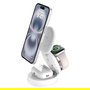 Belkin WIZ034kqWH Cargador Inalámbrico MagSafe 3 en 1 Plegable con Qi2 15W - 1.5 m Blanco
