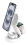 Belkin BoostCharge Compact Magnetic 3-in-1 Qi2 Blanco WIZ034kqWH