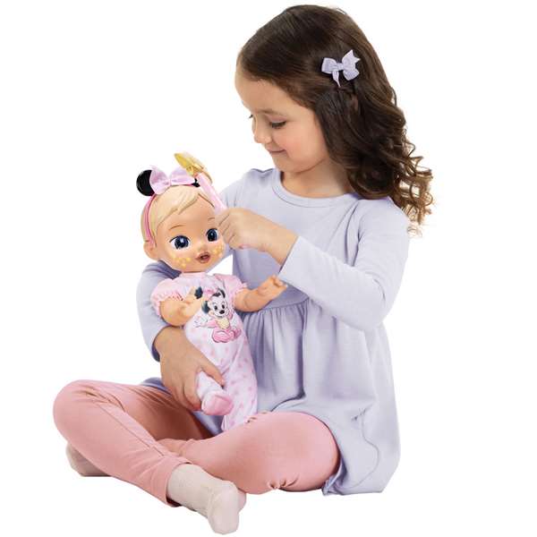 JAKKS PACIFIC Muñeca Interactiva Minnie Mouse Disney Darlings