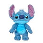 Famosa Peluche Interactivo Chatty Stitch con +100 Sonidos y Movimientos, Responde al Tacto, Marioneta, 33.5x25x14 cm