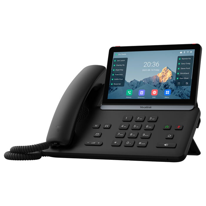 Yealink SIP-T87W Teléfono IP Inalámbrico VoIP con WiFi 6 Pantalla 7 Pulgadas Negro Yealink SIP-T87W Teléfono IP Inalámbrico VoIP con WiFi 6 Pantalla 7 Pulgadas Negro