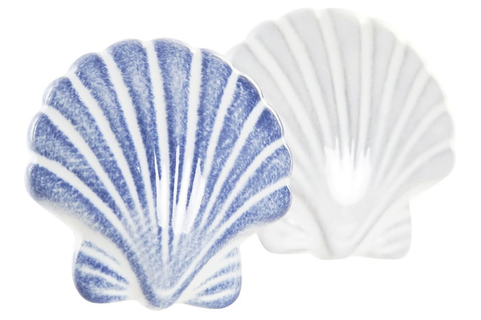 Pomo Mediterraneo DKD Home Decor Azul Blanco 4 x 3.5 x 4 cm (24 Unidades)