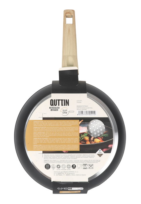 Inde Sartén 26 cm Aluminio Forjado Inducción Superb Quttin (6 Unidades) Inde Sartén 26 cm Aluminio Forjado Inducción Superb Quttin (6 Unidades)