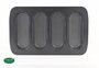 Quttin Molde para 4 Baguettes Perforado 34.6x21.5x3 cm (12 Unidades)