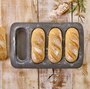 Quttin Molde para 4 Baguettes Perforado 34.6x21.5x3 cm (12 Unidades)
