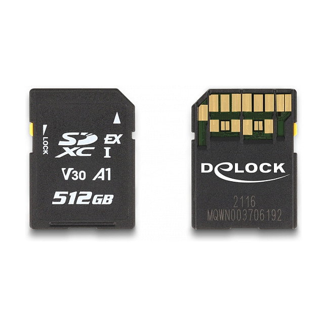 DeLOCK Tarjeta de memoria SD Express 512 GB DeLOCK Tarjeta de memoria SD Express 512 GB