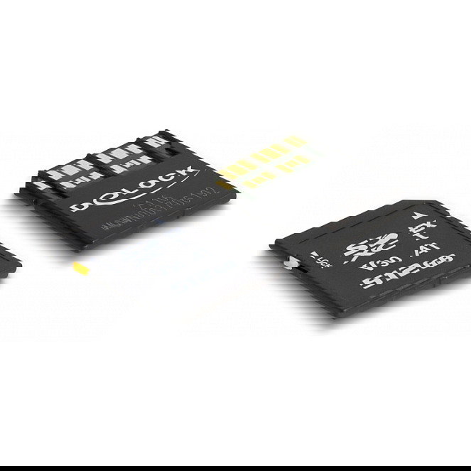 DeLOCK Tarjeta de Memoria SD Express 512 GB, SD UHS-I, 858 MB/s Lectura, 804 MB/s Escritura, Clase 3 (U3), V30