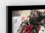 DKD Home Decor Set de 4 Cuadros de Lienzo MDF 30x30 cm Multicolor Chica