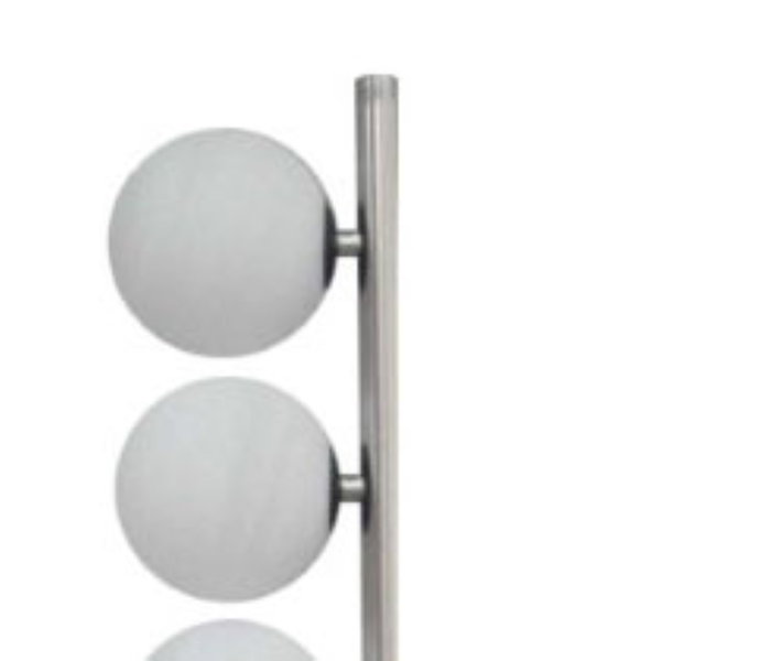 DKD Home Decor Lámpara de Pie Metal y Cristal Cromada