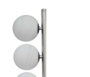 DKD Home Decor Lámpara de Pie Metal y Cristal Cromada
