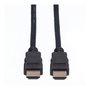 ROLINE 11.04.5541 Cable HDMI High Speed con Ethernet, 1 m, Negro, 3840x2160/2160p, 30 Hz