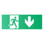 Pictograma para Emergencia Flecha Abajo