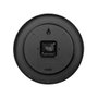 Trevi OM 3510 T Reloj despertador analógico Negro con termómetro