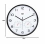 Trevi OM 3510 T Reloj despertador analógico Negro con termómetro