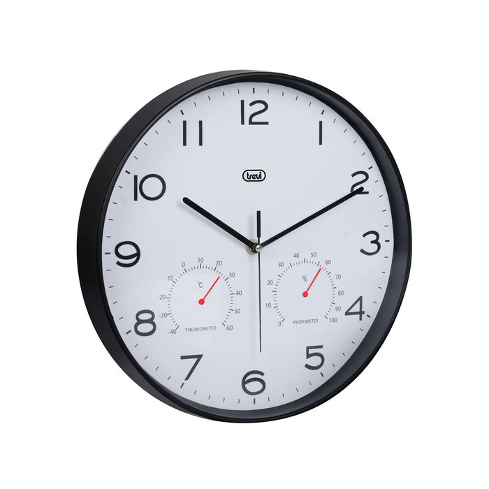 Trevi OM 3510 T Reloj despertador analógico Negro con termómetro Trevi OM 3510 T Reloj despertador analógico Negro con termómetro