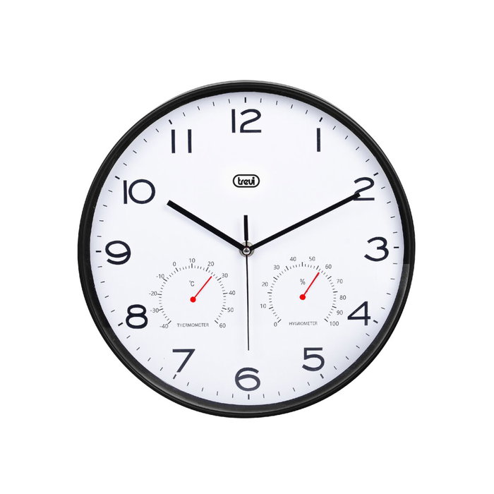 Trevi OM 3510 T Reloj despertador analógico Negro con termómetro Trevi OM 3510 T Reloj despertador analógico Negro con termómetro