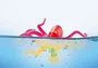 PLAYMOBIL Sirena con Pulpo Cambia Color Princess Magic