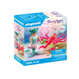 PLAYMOBIL Sirena con Pulpo Cambia Color Princess Magic