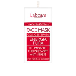 Labcare Mascarilla Facial Energía Pura, con Ácido Hialurónico y Ginseng para Revitalización e Hidratación Instantánea, 25 ml