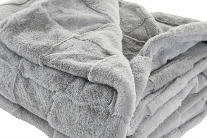 DKD Home Decor Manta Urban Gris Claro 170 x 130 cm (2 Unidades) Poliéster