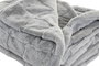 DKD Home Decor Manta de Poliéster Gris Claro 130x170 cm