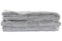 DKD Home Decor Manta de Poliéster Gris Claro 130x170 cm
