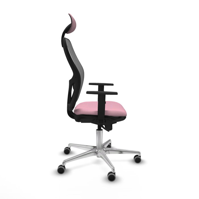 PIQUERAS Y CRESPO Silla de oficina Jorquera Rosa y Gris PIQUERAS Y CRESPO Silla de oficina Jorquera Rosa y Gris