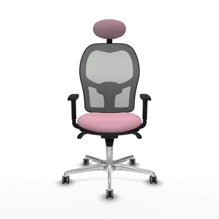 PIQUERAS Y CRESPO Silla de oficina Jorquera Rosa y Gris PIQUERAS Y CRESPO Silla de oficina Jorquera Rosa y Gris