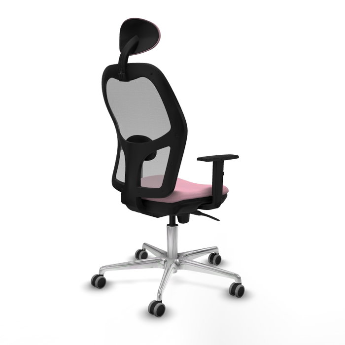 PIQUERAS Y CRESPO Silla de oficina Jorquera Rosa y Gris PIQUERAS Y CRESPO Silla de oficina Jorquera Rosa y Gris