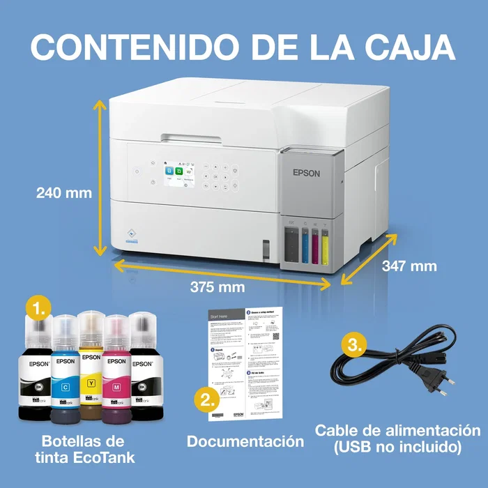 Epson EcoTank ET-3956 Impresora multifunción A4 Blanco
