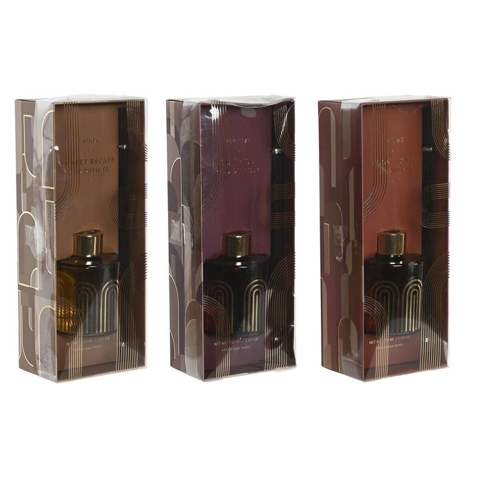 DKD Home Decor Ambientador Mikado de Cristal 100 ml, Pack de 3, Arcos DKD Home Decor Ambientador Mikado de Cristal 100 ml, Pack de 3, Arcos