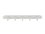 Lanberg Organizador de cables 19 pulgadas 1U con 5 soportes metálicos tipo B gris