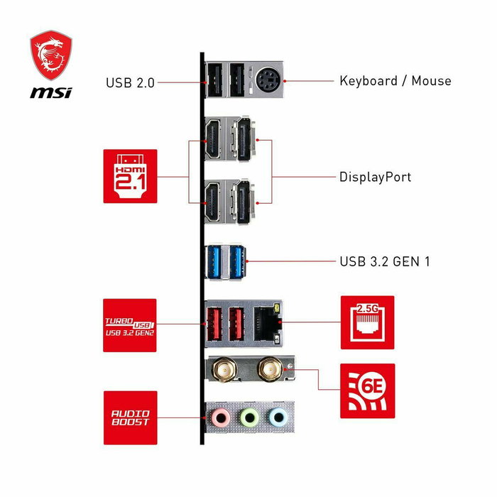 MSI B760M GAMING PLUS WIFI Micro ATX DDR5 LGA 1700