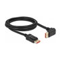 DeLOCK Cable DisplayPort 1.4 de 2 m, Macho a Macho 90° Arriba, 8K 60 Hz