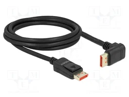 DeLOCK Cable DisplayPort 8K 2 m con conector recto y 90° hacia arriba