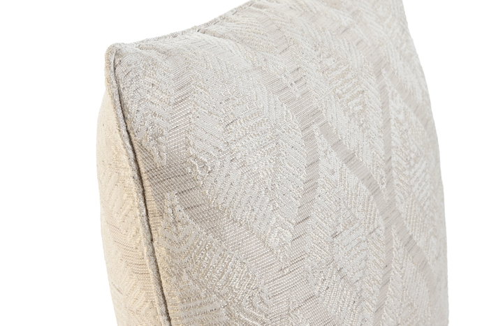 DKD Home Decor Cojín Jaquard Beige 45x45x45 cm