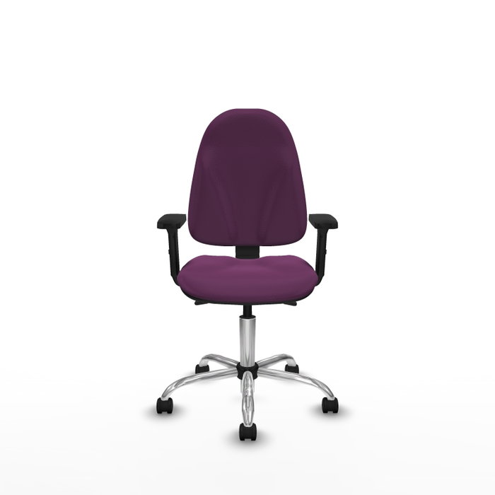 PIQUERAS Y CRESPO Silla de oficina Algarra Morada con mecanismo Asincro PIQUERAS Y CRESPO Silla de oficina Algarra Morada con mecanismo Asincro