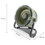 UNOLD Akkuventilator Outdoor 86656 Verde