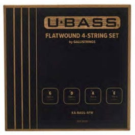 Kala Juego de Cuerdas U-Bass Entorchado Plano Acero 60/130