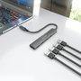 Aisens Hub USB 3.1 USB-C con 4 puertos USB 3.0, Gris