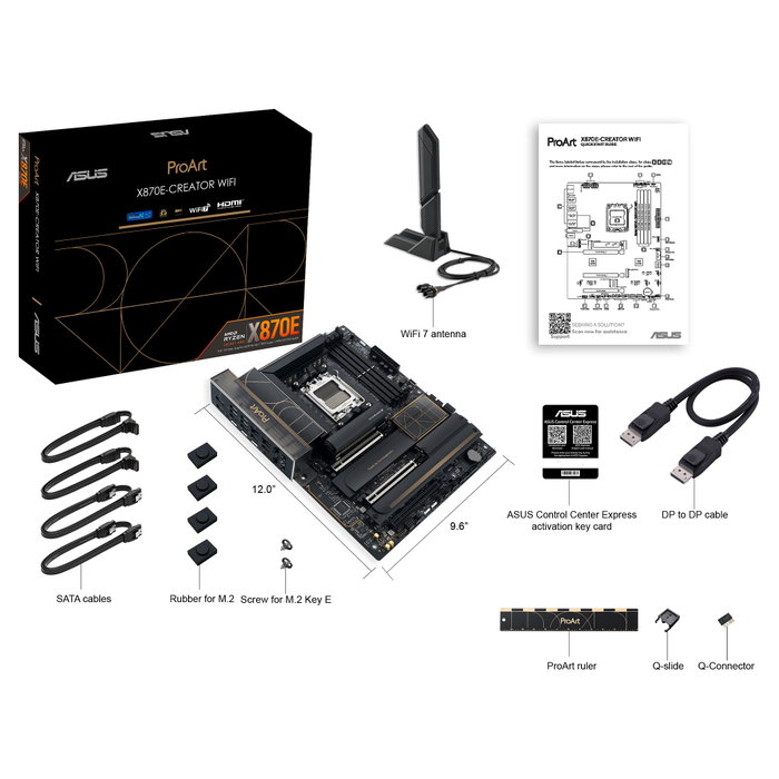 ASUS ProArt X870E-Creator WiFi Socket AM5 ATX ASUS ProArt X870E-Creator WiFi Socket AM5 ATX