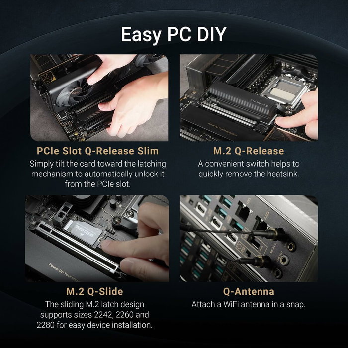 ASUS ProArt X870E-Creator WiFi Socket AM5 ATX ASUS ProArt X870E-Creator WiFi Socket AM5 ATX