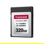 Transcend CFexpress 860 Tarjeta de Memoria 320GB, CFexpress, 1750 MB/s Lectura, 1500 MB/s Escritura