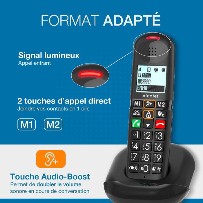 ALCATEL XL685 EWE BLACK ALCATEL XL685 EWE BLACK