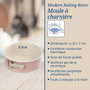 Dr Oetker Juego de 2 moldes desmontables Retro de 18 y 20 cm